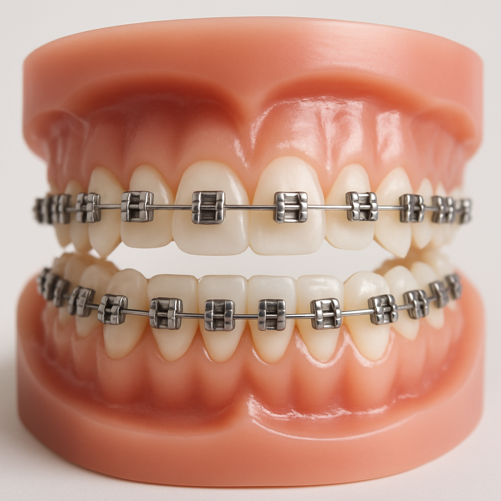 Metal aligners used in orthodontic treatment
