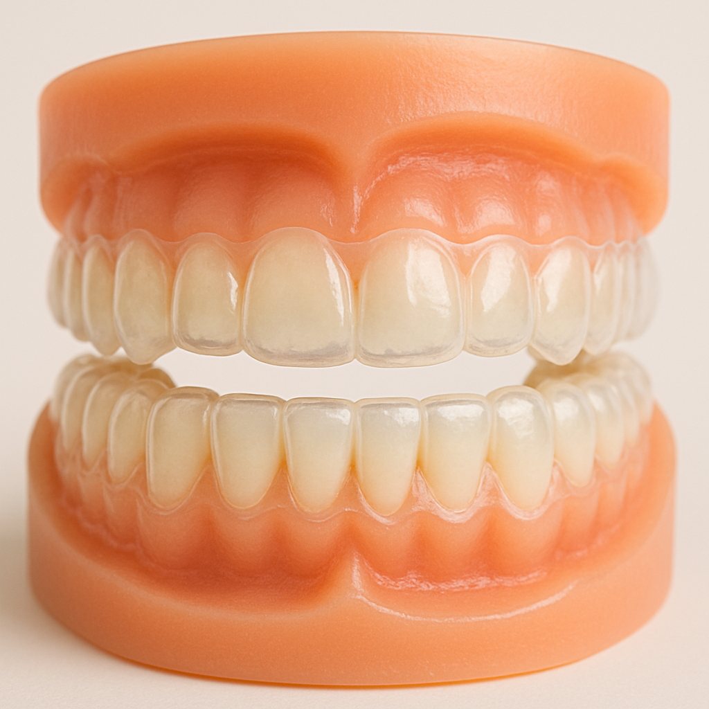 Soft splint used in orthodontic treatment