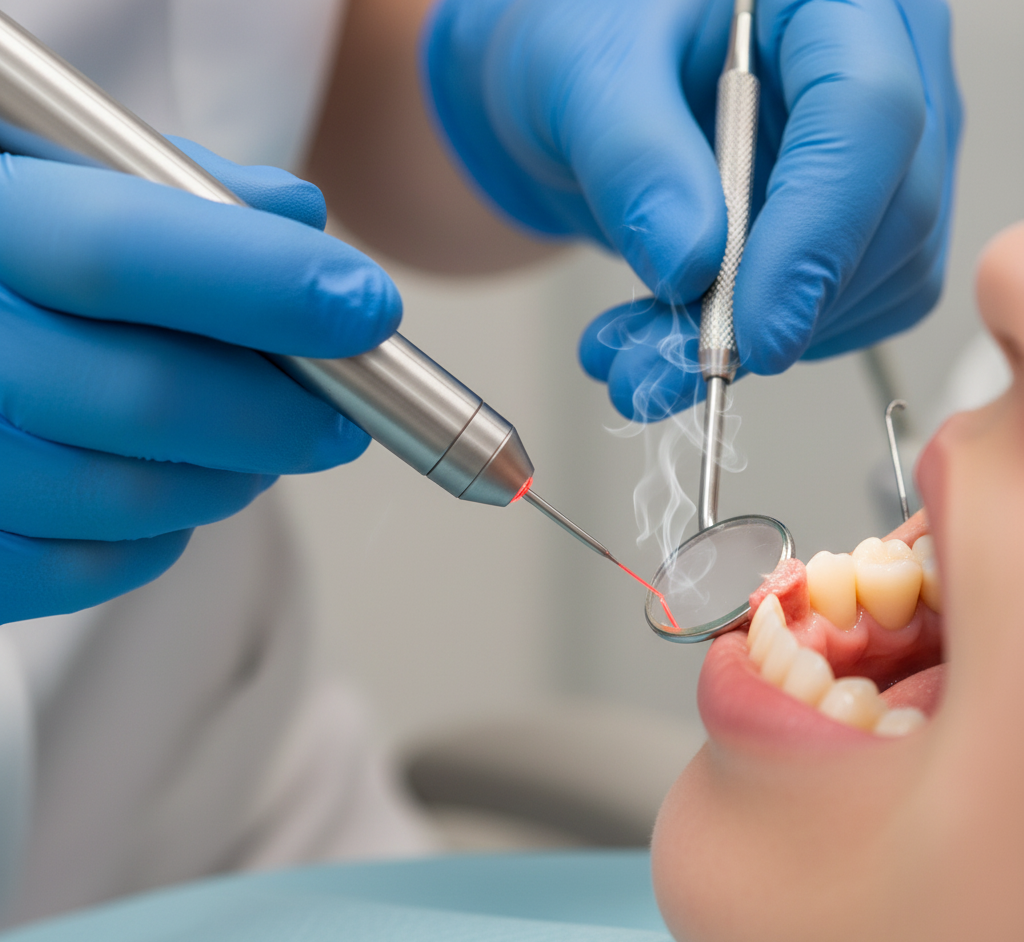 Laser Coronoplasty-minor surgery Laser-Coronoplasty-minor surgery-Best-Dental-Clinic-Chennai