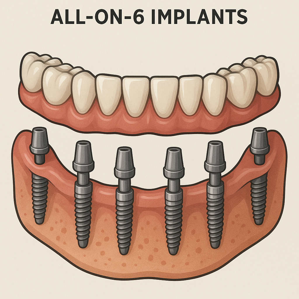 All-on-6 Implants - Dental Implants