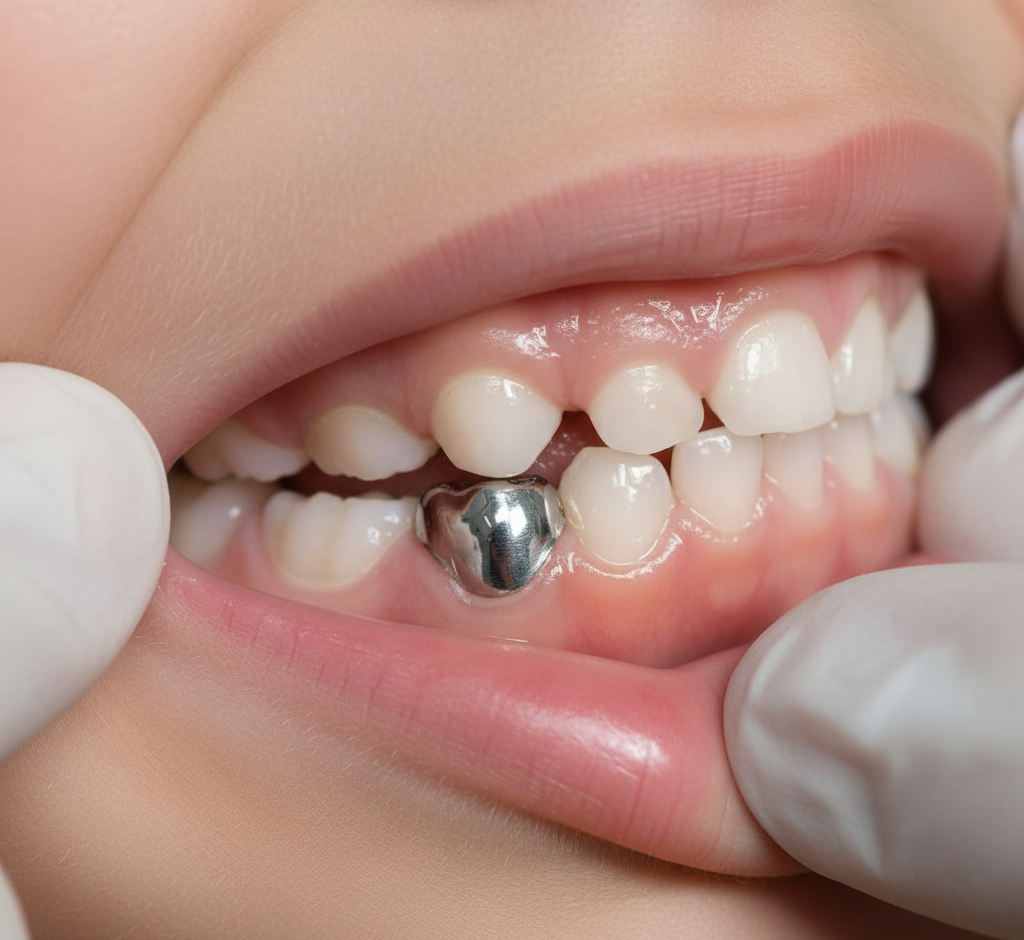 Root Canal Treatment with Stainless Steel Crown For Children In Chennai Root Canal Treatment with Stainless Steel Crown For Children In Chennai