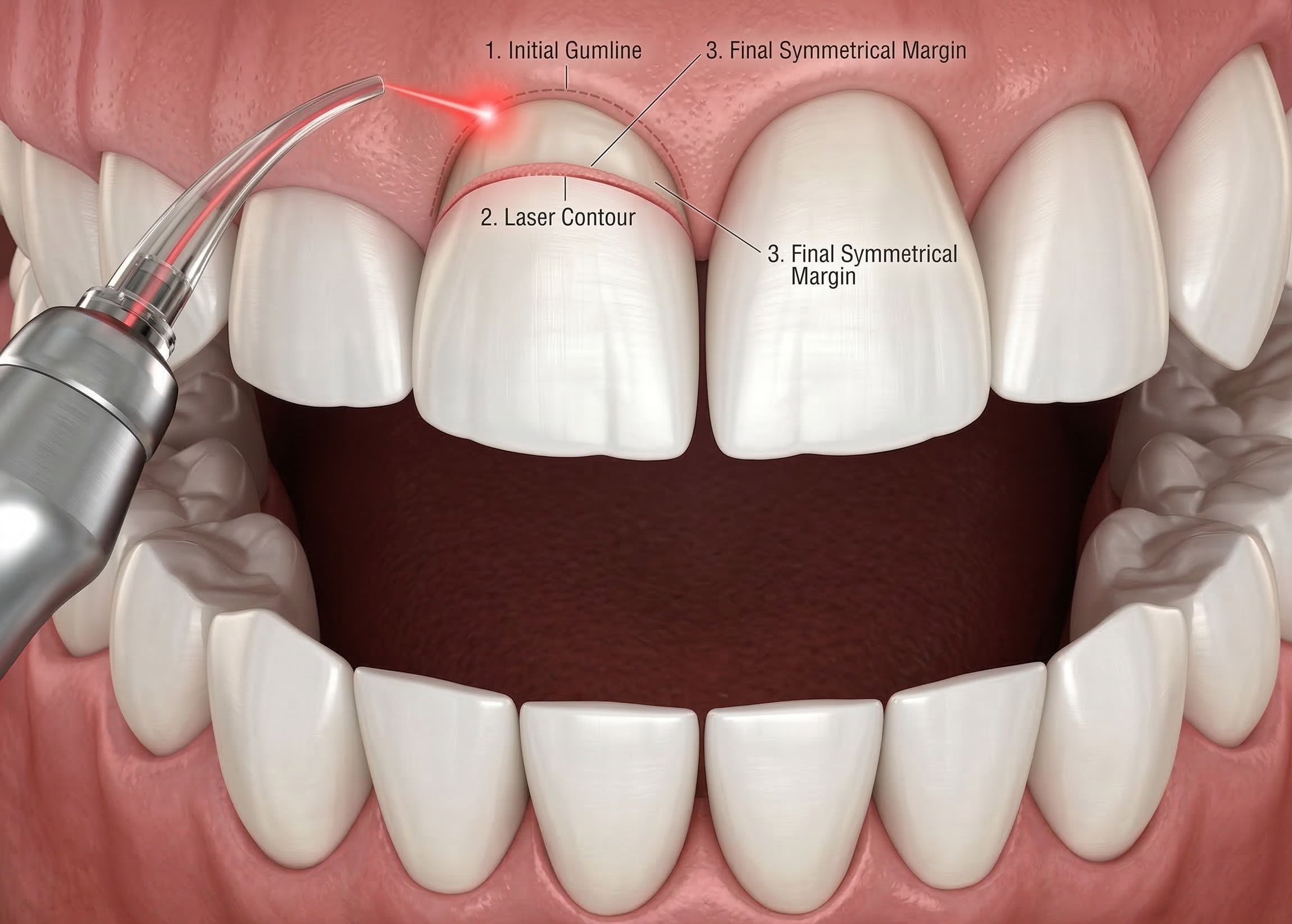 Laser Gum Recontouring